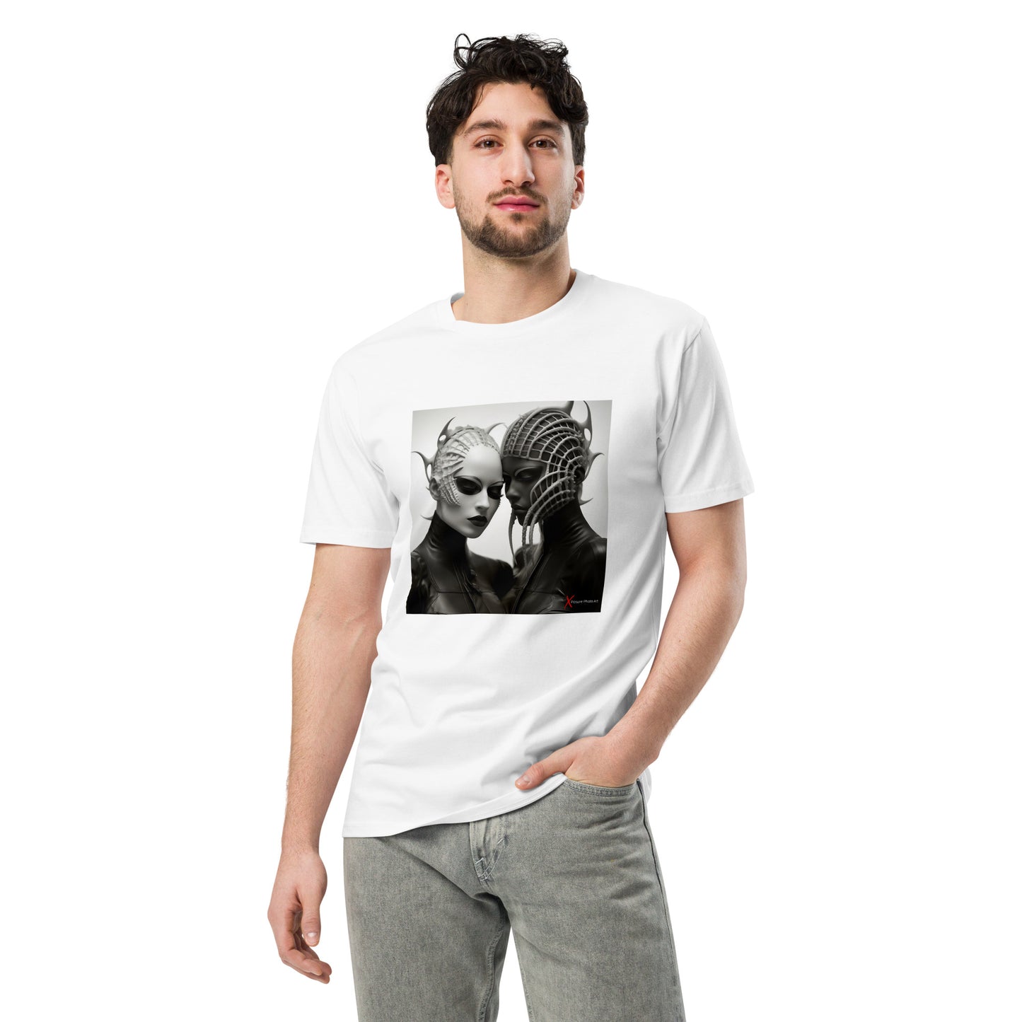 Unisex premium t-shirt, Alien Lovers