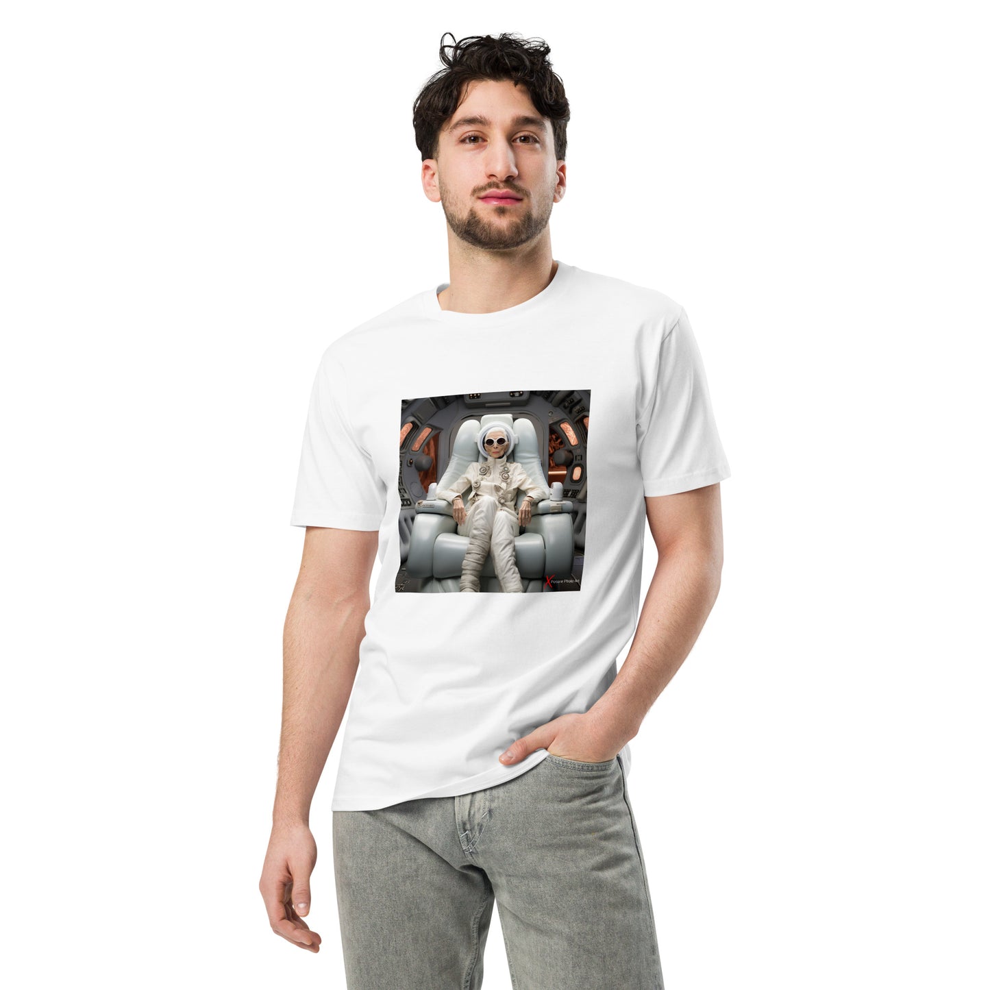 Unisex premium t-shirt, Abu Spaceship