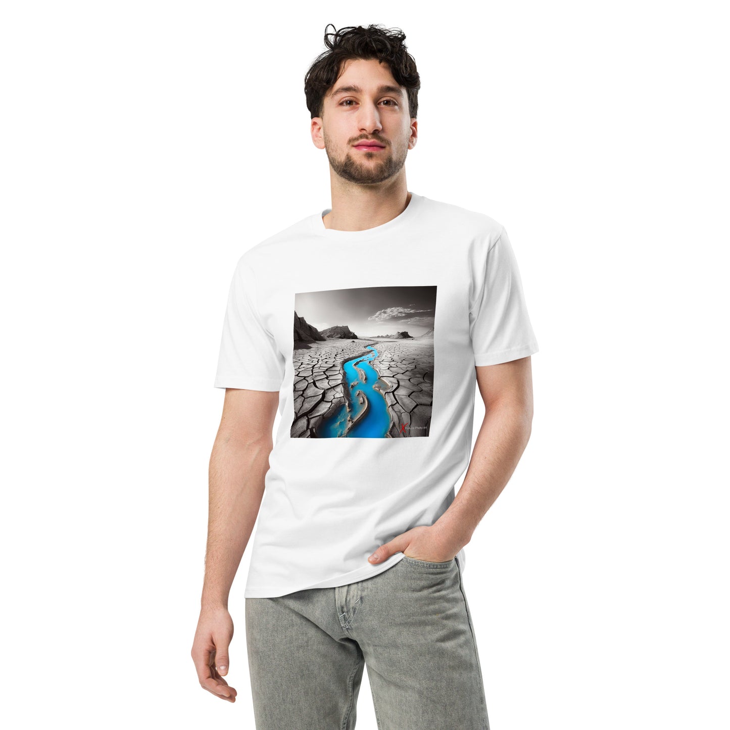 Unisex premium t-shirt, Blue River