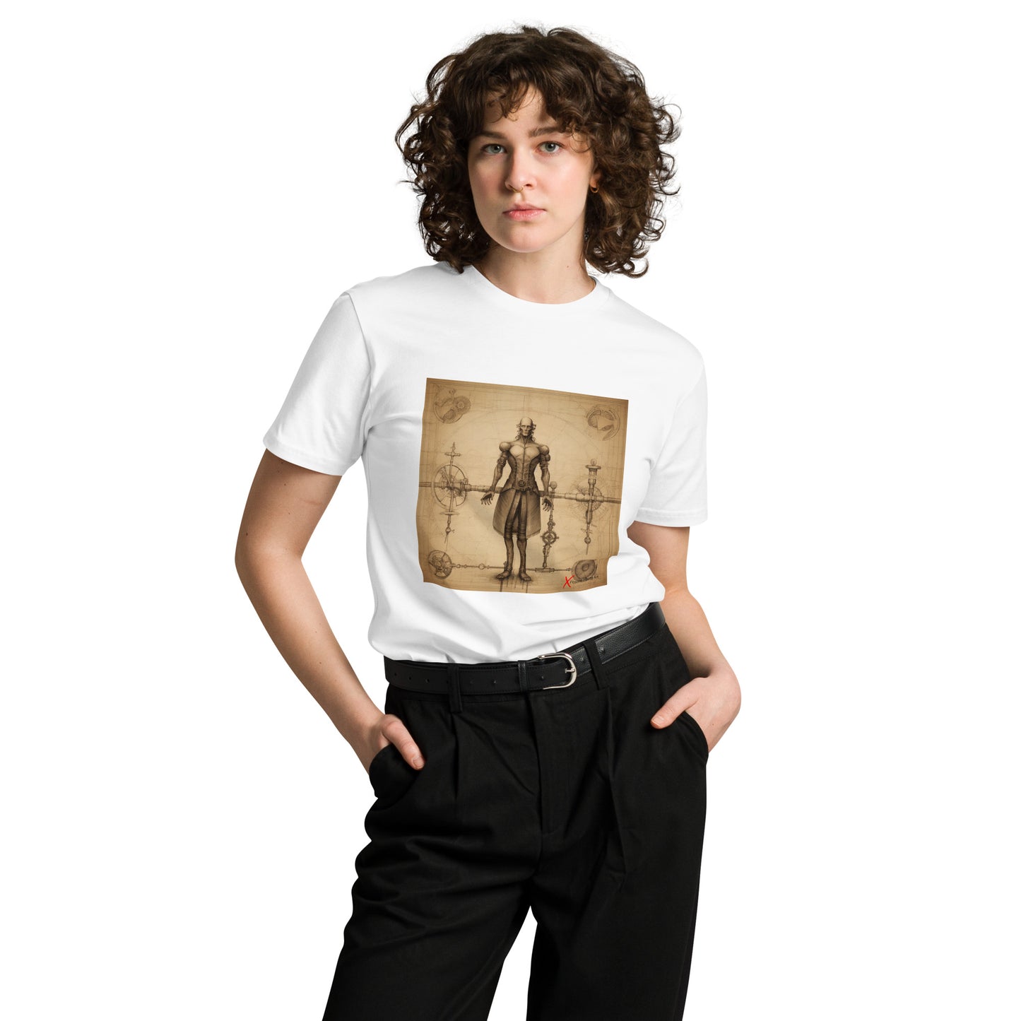 Unisex premium t-shirt, Da Vinci Steampunk Men