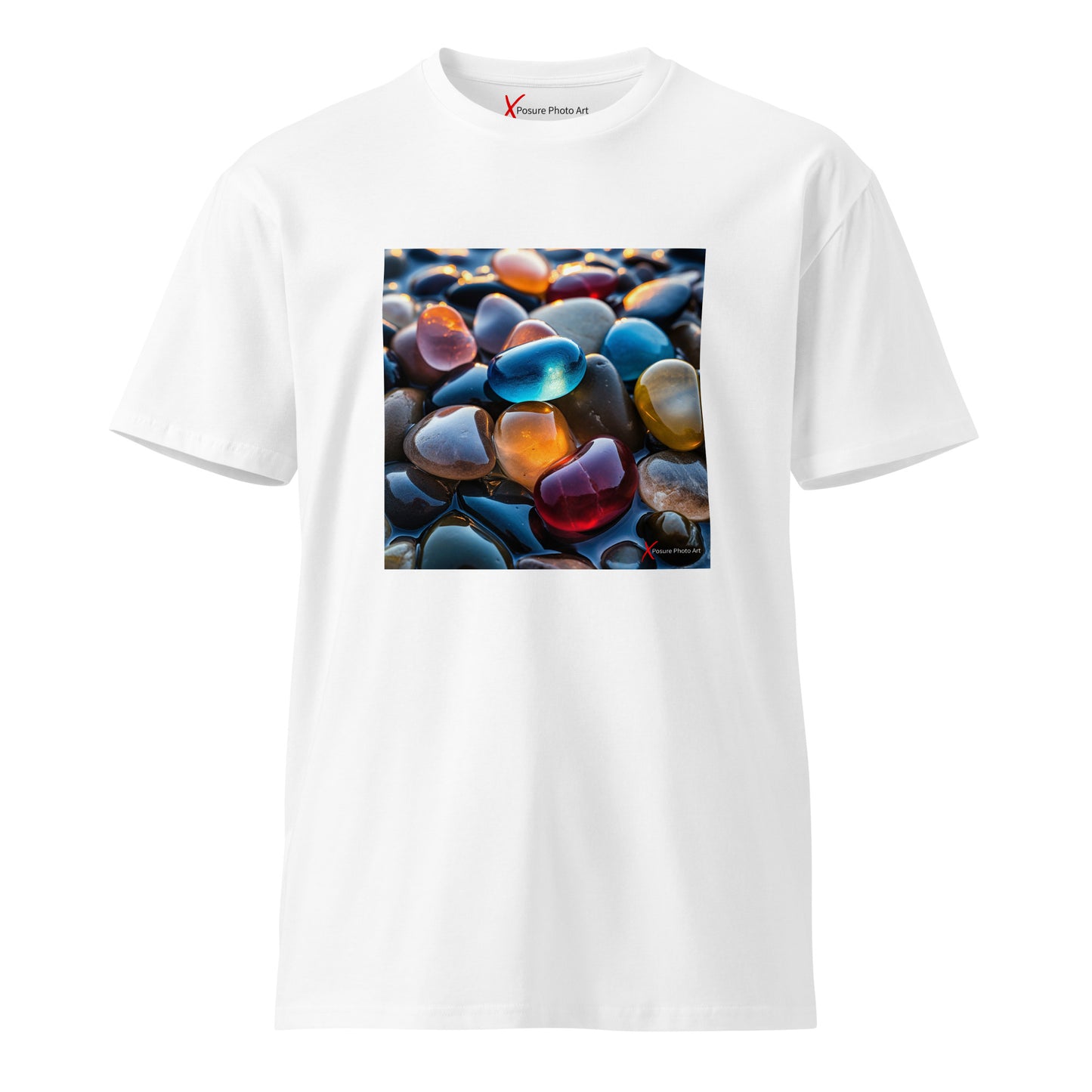 Unisex premium t-shirt, Pebbles