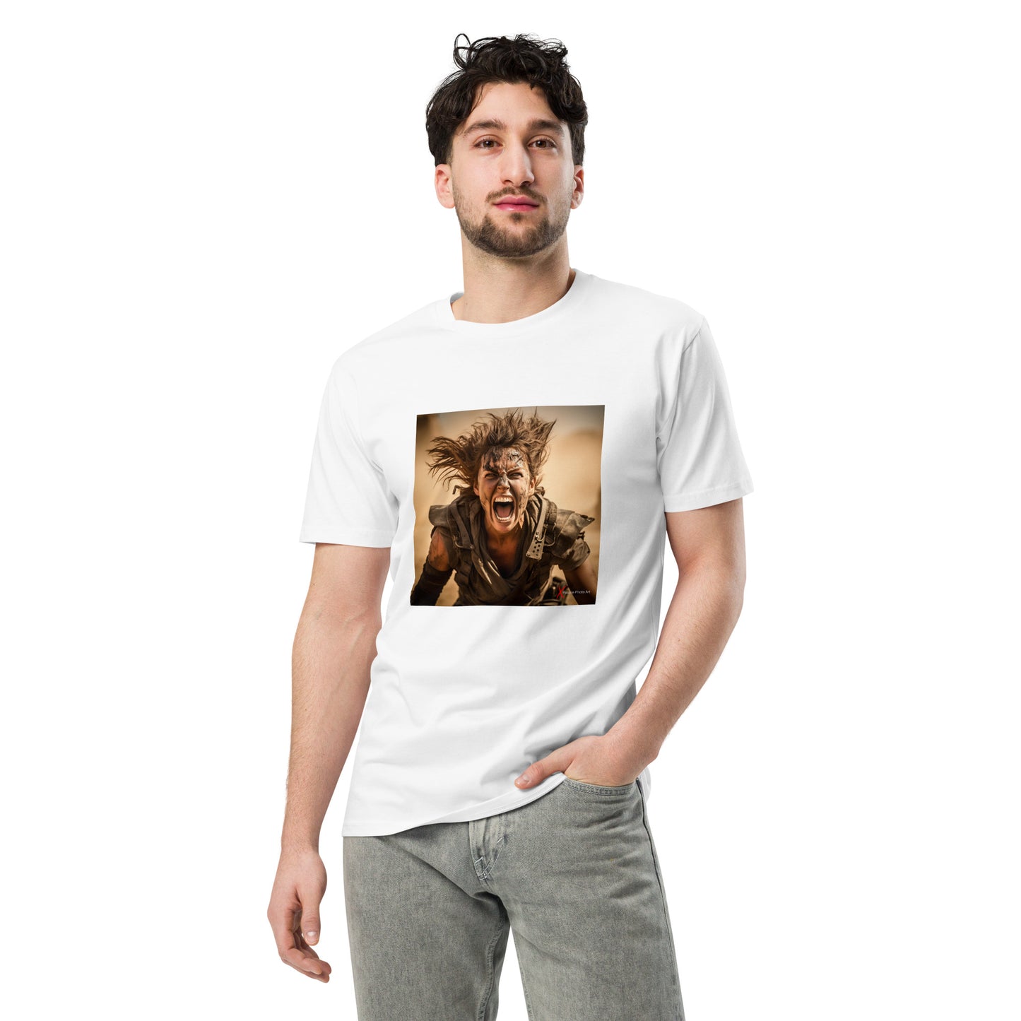 Unisex premium t-shirt, Warrior Girl