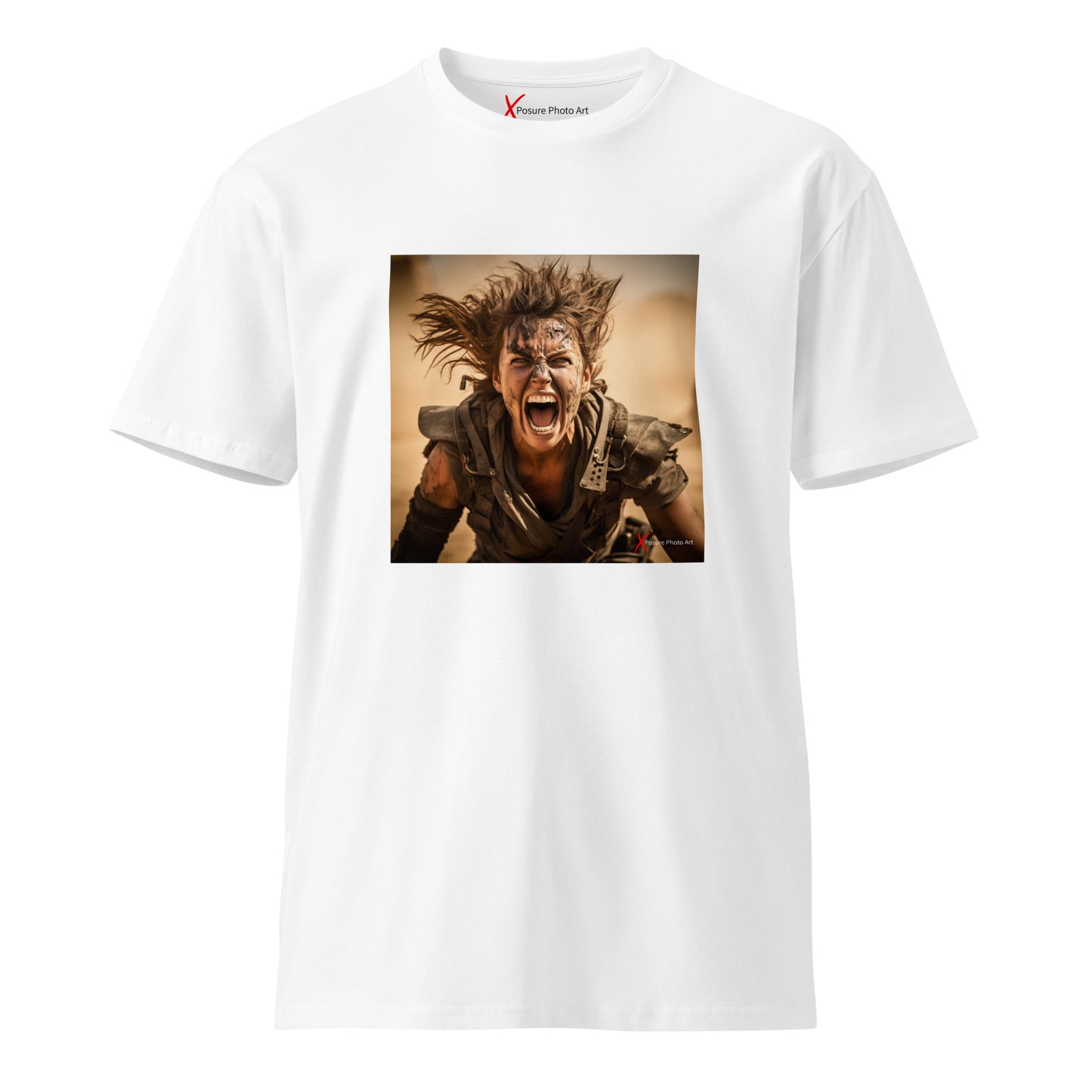 Unisex premium t-shirt, Warrior Girl