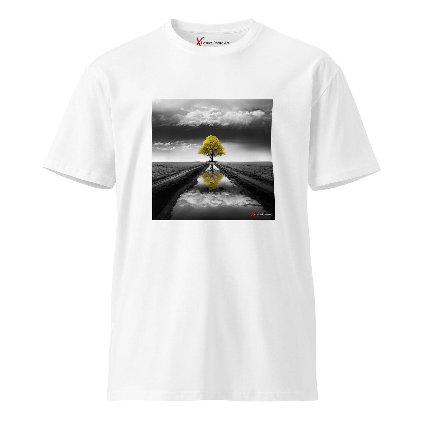 Unisex premium t-shirt, Yellow Tree