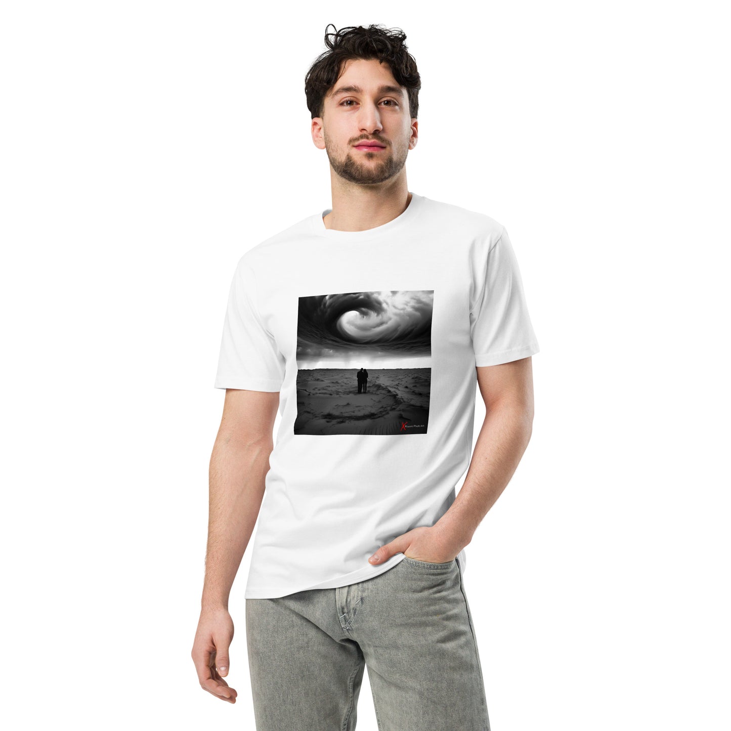 Unisex premium t-shirt, Eye of the Storm