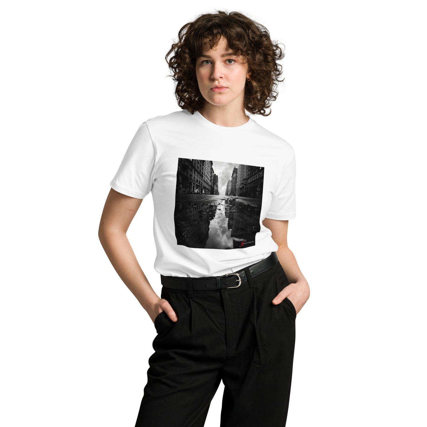 Unisex premium t-shirt, Street Reflection