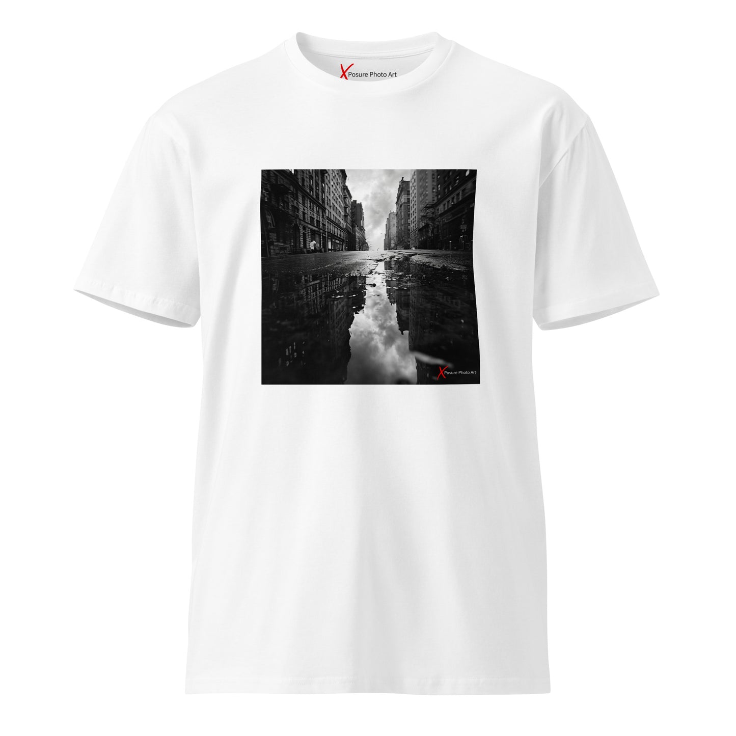 Unisex premium t-shirt, Street Reflection