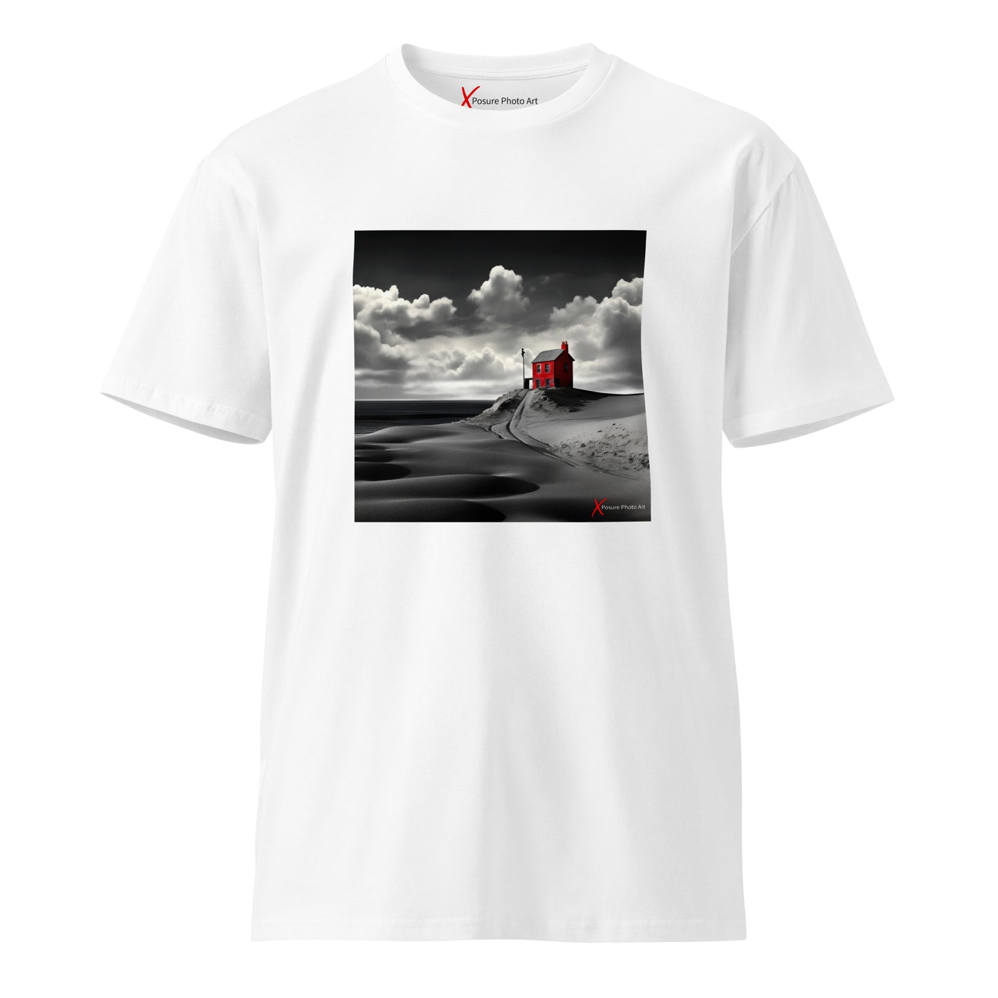 Unisex premium t-shirt, Red Cottage