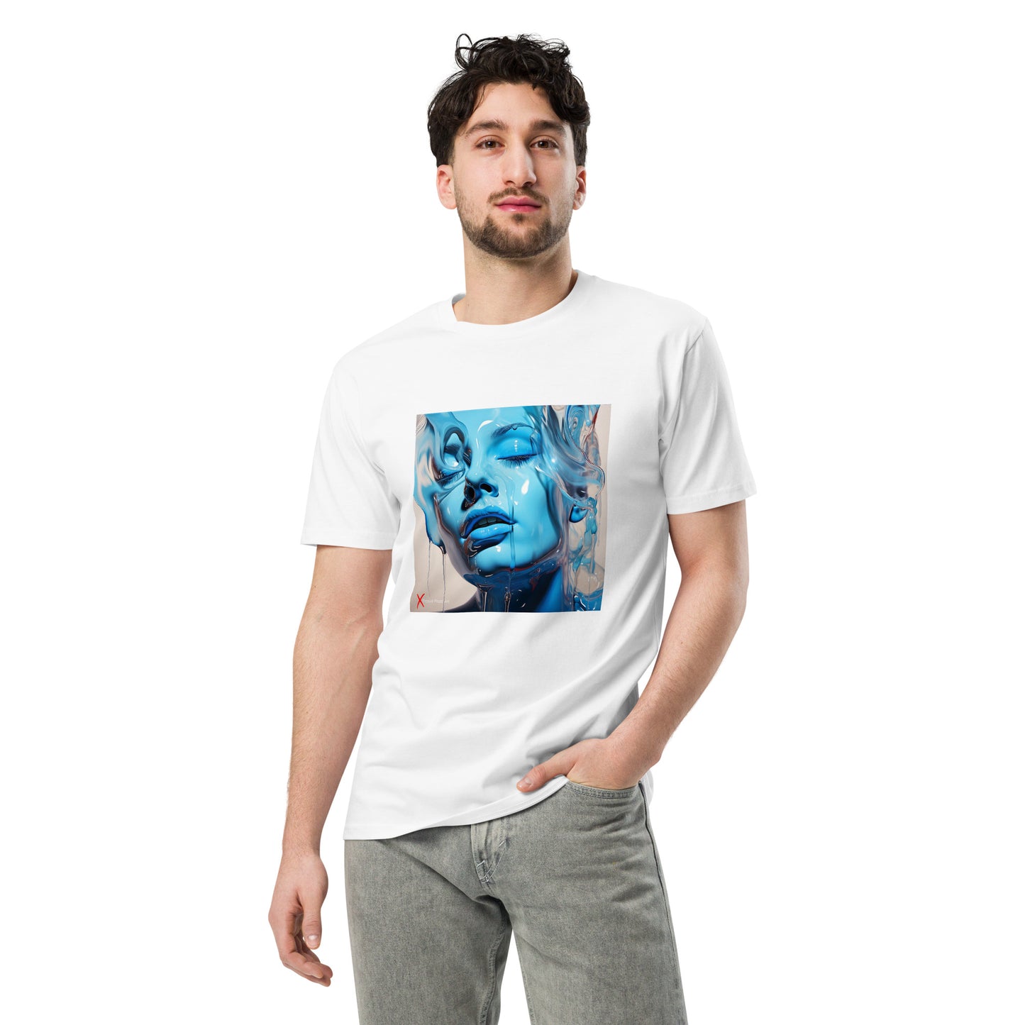 Unisex premium t-shirt, Blue Ecstasy