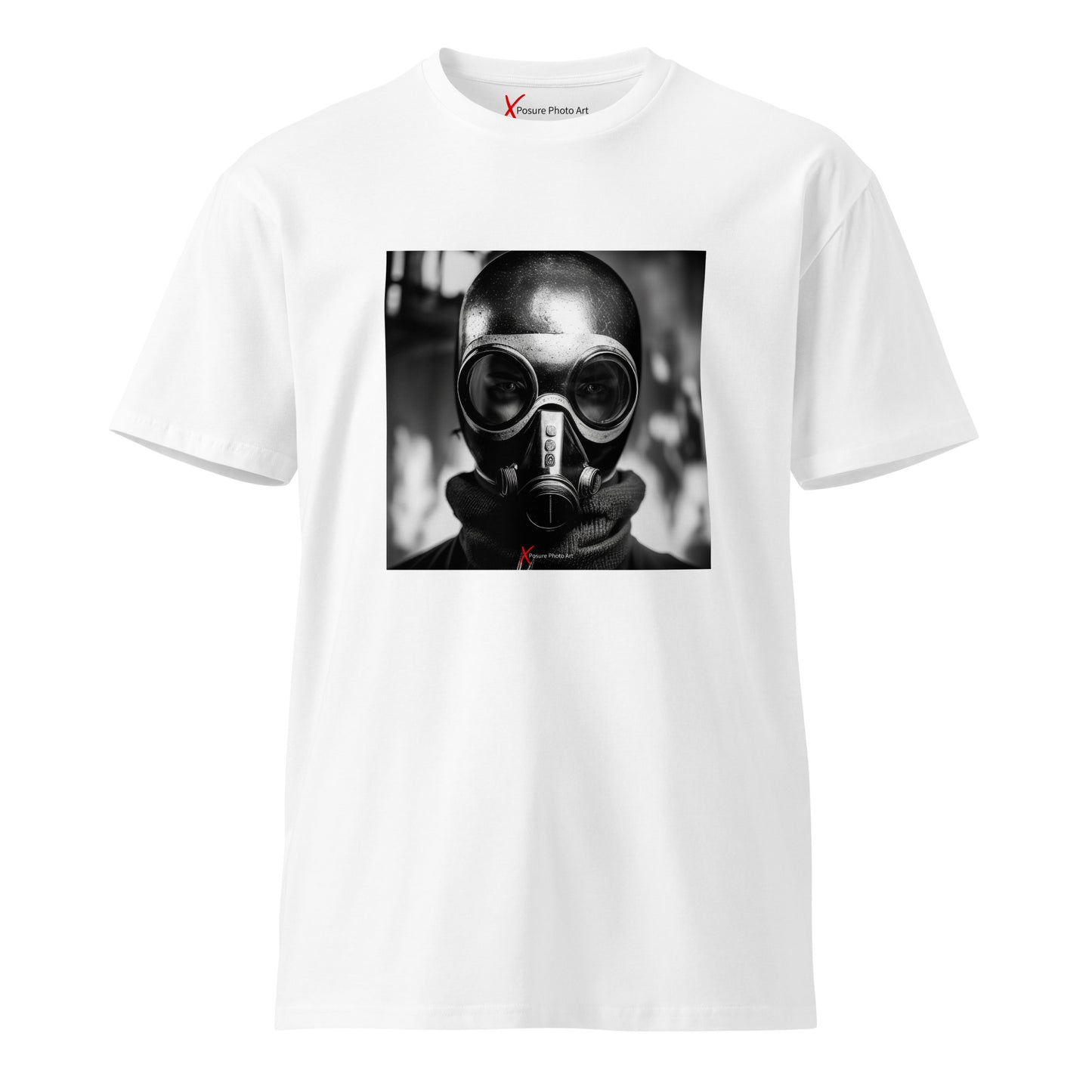 Unisex premium t-shirt, Gas mask