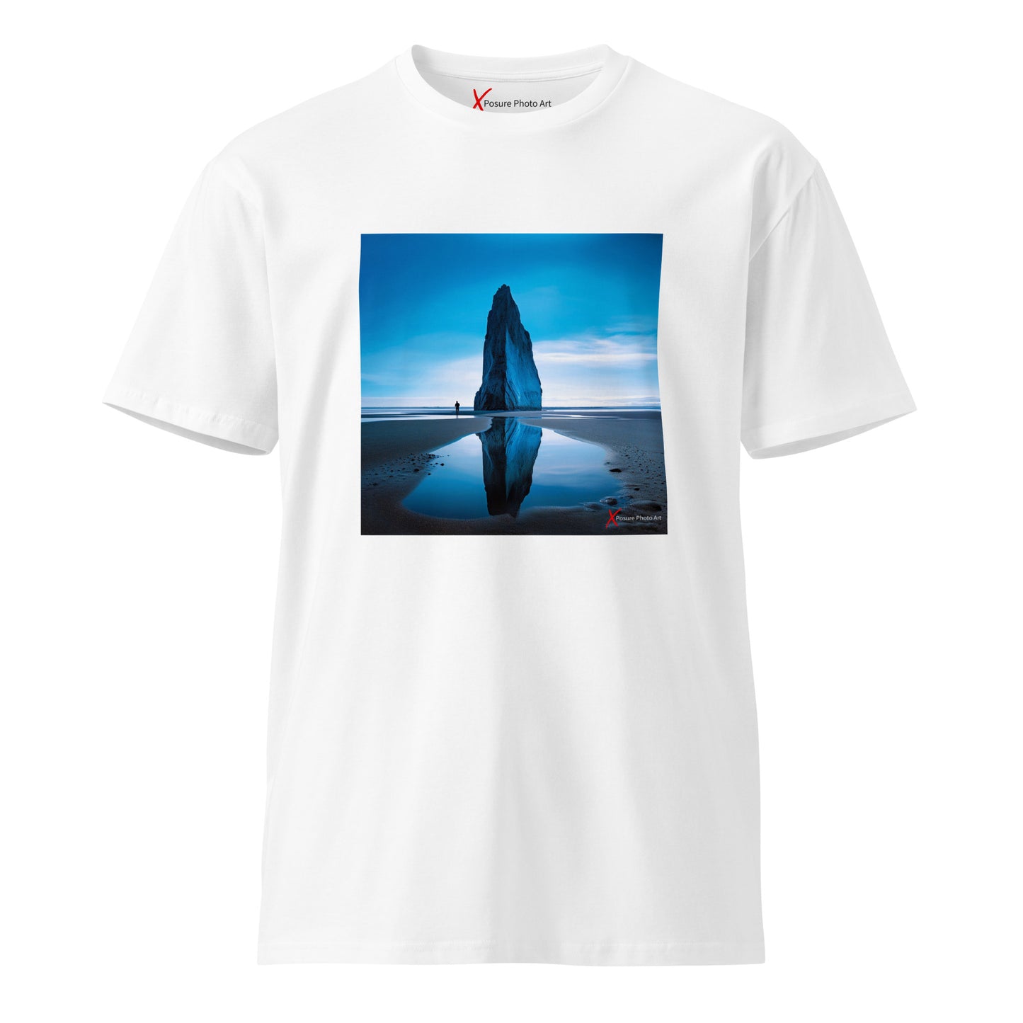 Unisex premium t-shirt, Blue Pinnacle