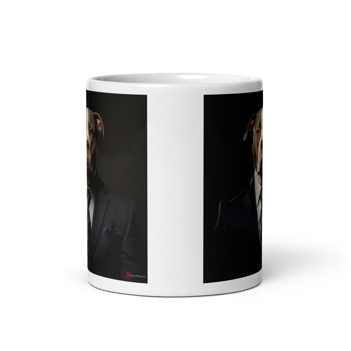 Chic White glossy mug, The Boss