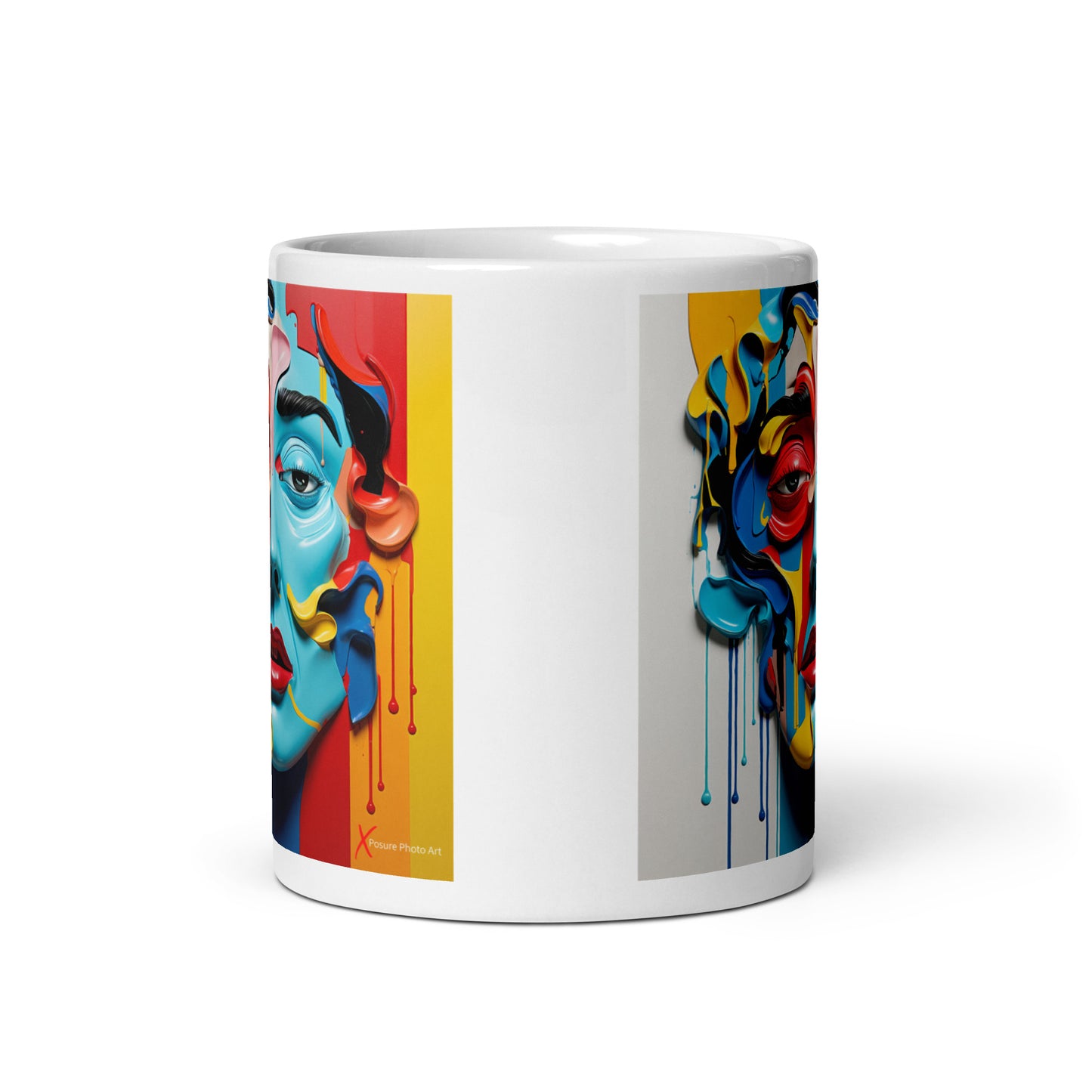 Chic White glossy mug, Plastica Hybrid