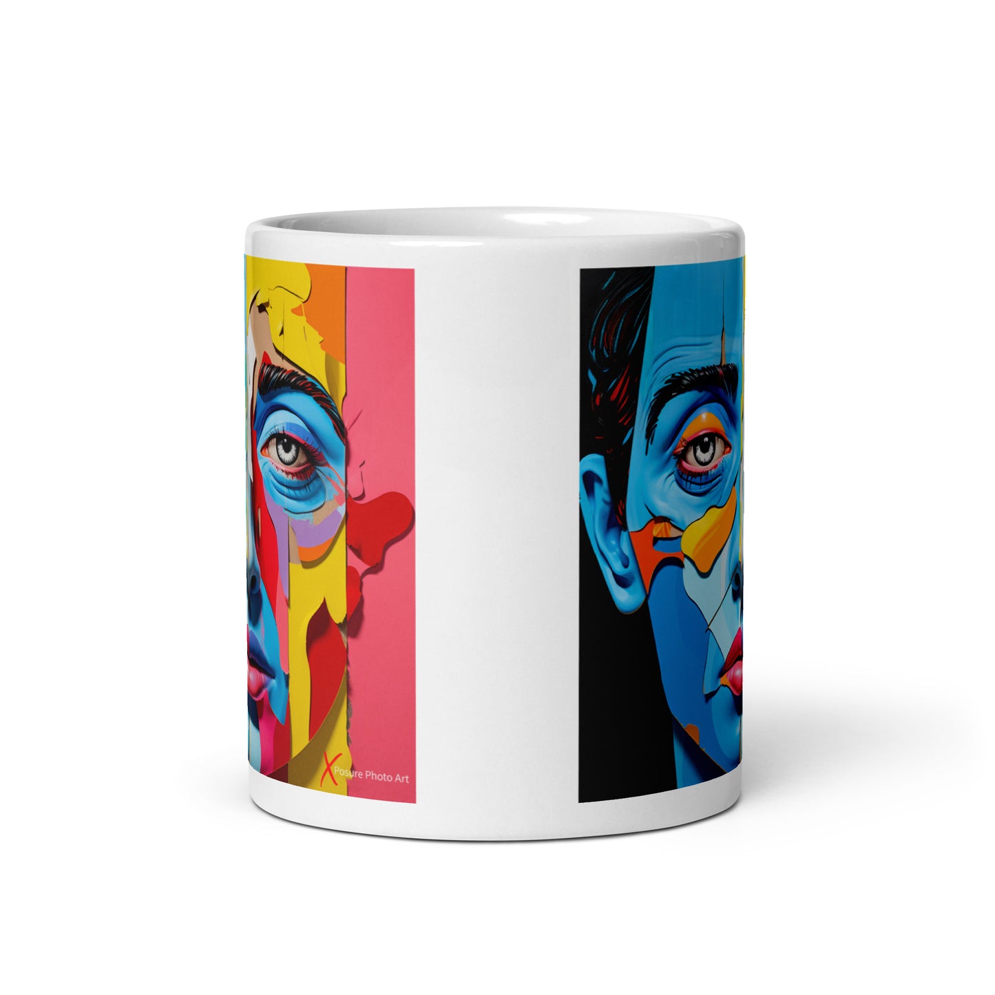 Chic White glossy mug, Plastica Men