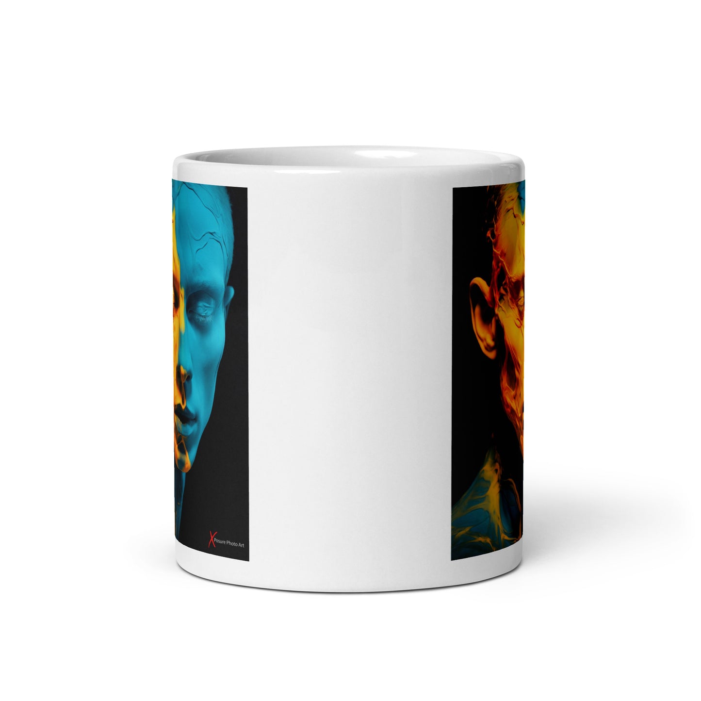 Chic White glossy mug, Polarity