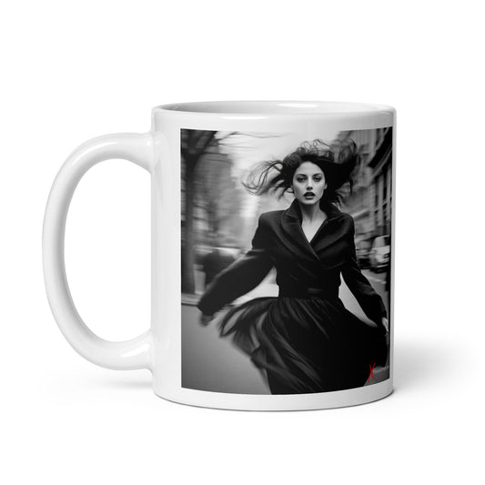 Chic White glossy mug, Je t'aime