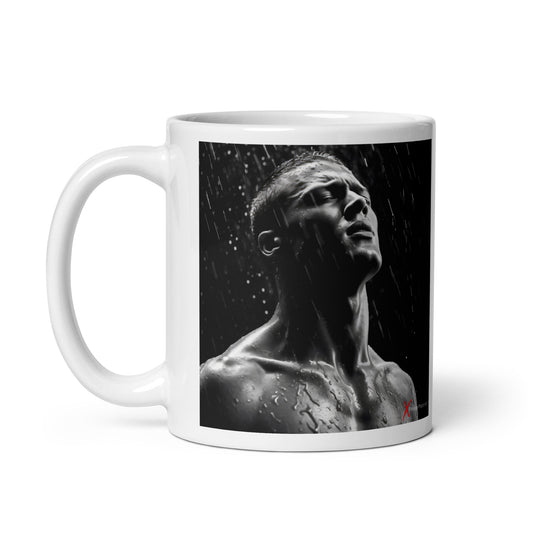 Chic White glossy mug, Acid Rain