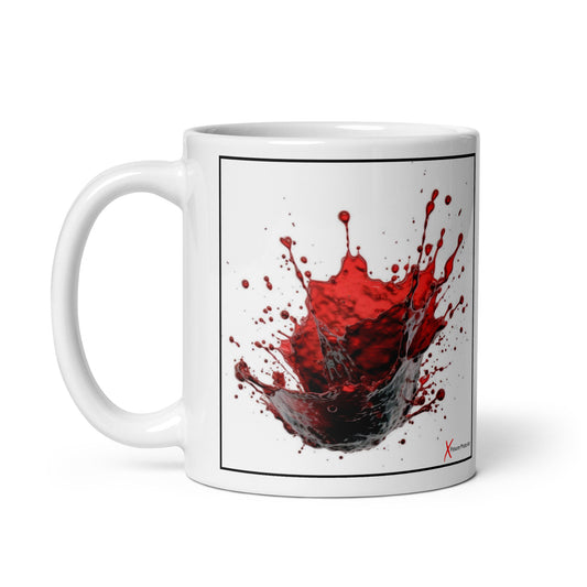 Chic White glossy mug, Latent Life