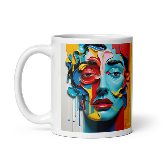 Chic White glossy mug, Plastica Hybrid