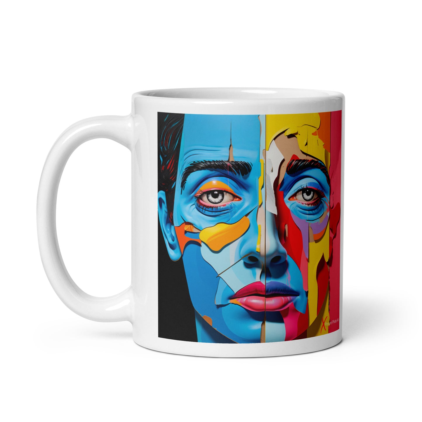 Chic White glossy mug, Plastica Men