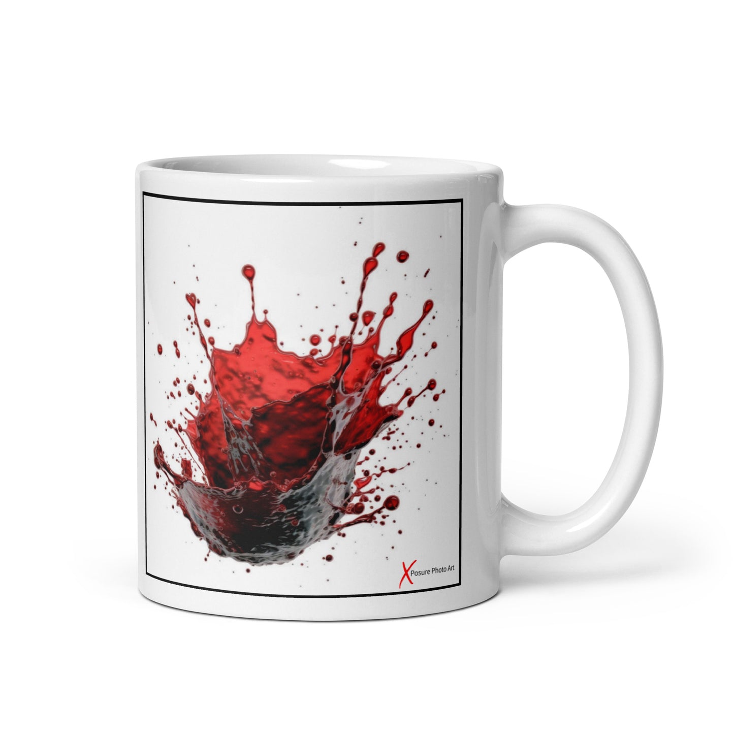 Chic White glossy mug, Latent Life