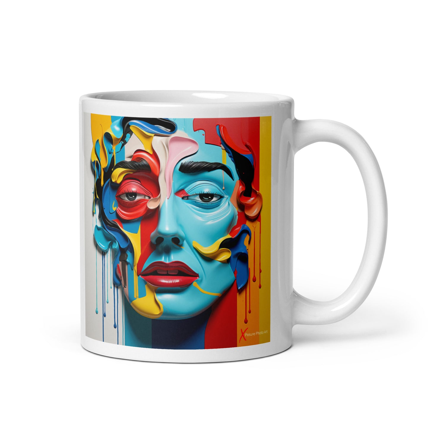 Chic White glossy mug, Plastica Hybrid