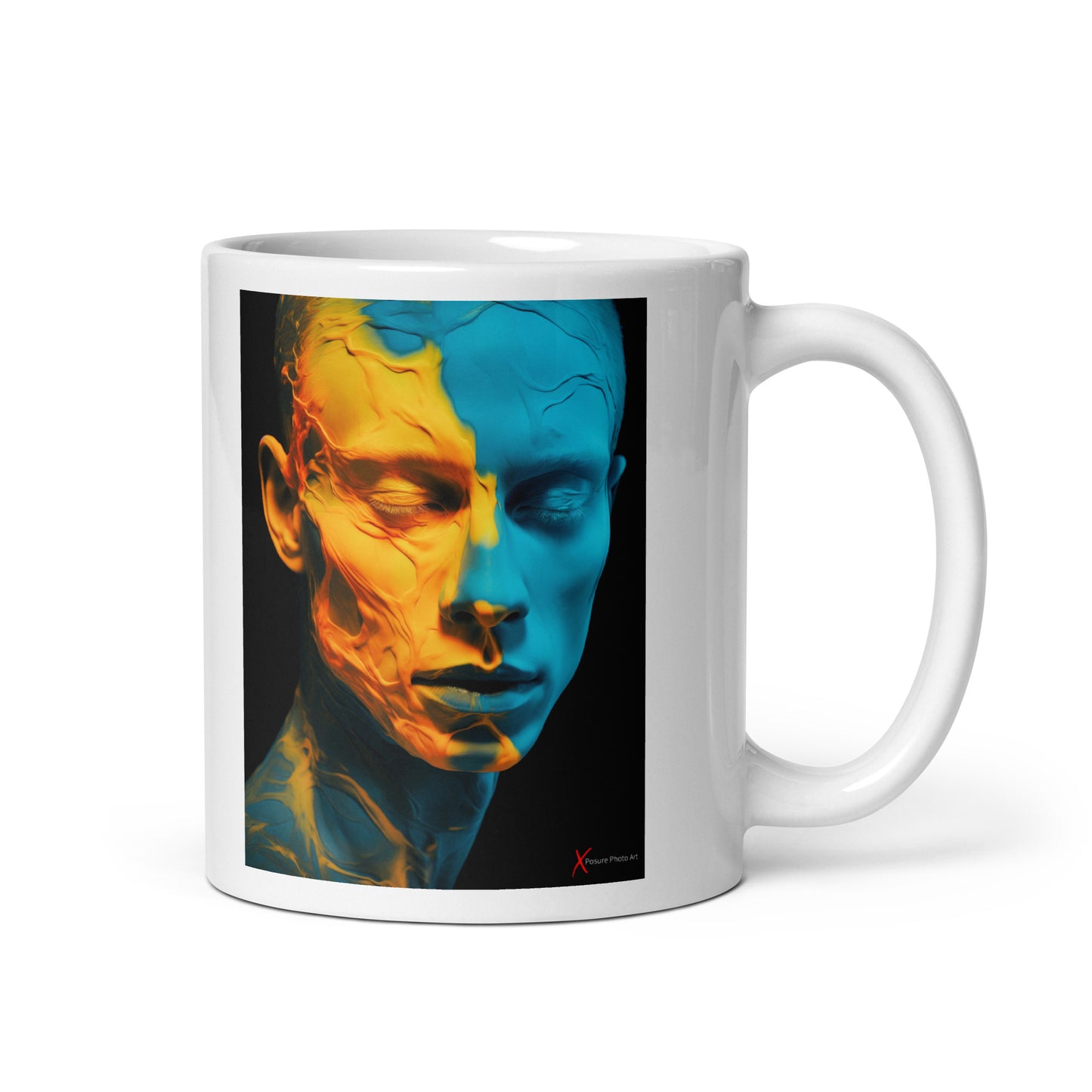 Chic White glossy mug, Polarity